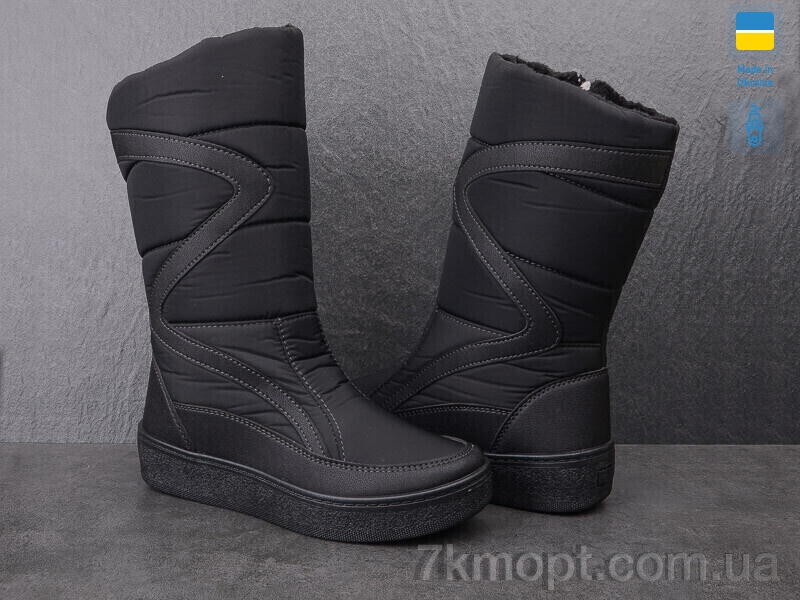 Сапоги Lvovbaza Paolla 220 чорний-old - 1