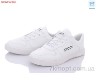 Купить Кроссовки Кроссовки QQ shoes ABA77-101-1 white-black