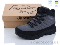 Купить Ботинки(зима)  Ботинки Restime PMZ23255 grey