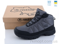 Купить Ботинки(зима)  Ботинки Restime PMZ23566 d.grey-black