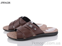 Купить Шлепки Шлепки Spencer 2201 коричневий