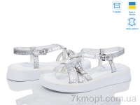 Купить Босоножки Босоножки G-Aira 465 срібло змія