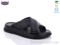 Купить Шлепки Шлепки Garti 0112 чорна шкіра