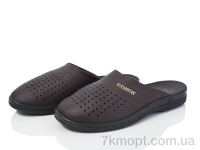 Купить Шлепки Шлепки Inblue UNQ кож-зам т.коричневий