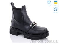 Купить Ботинки(весна-осень) Ботинки Mona Lisa 312 черн. кожа