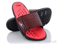 Купить Шлепки Шлепки Obuvok R022 black-red (08841)