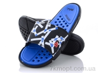 Купить Шлепки Шлепки Obuvok R023 black-blue (08841)