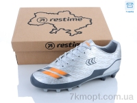 Купить Футбольная обувь Футбольная обувь Restime DMB23667-2 silver-orange Купить Футбольная обувь Футбольная обувь Restime DMB23667-2 silver-orange