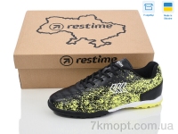 Купить Футбольная обувь Футбольная обувь Restime DW024406-1 black-lime Купить Футбольная обувь Футбольная обувь Restime DW024406-1 black-lime
