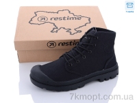 Купить Кеды Кеды Restime HMB23444 black Купить Кеды Кеды Restime HMB23444 black