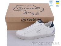 Купить Кроссовки Кроссовки Restime JWB24037 white-navy