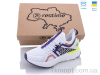 Купить Кроссовки Кроссовки Restime SWL22103 white-lime
