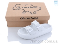 Купить Шлепки Шлепки Restime TWL22034 white