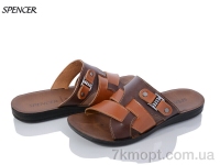 Купить Шлепки Шлепки Spencer 10575 brown Купить Шлепки Шлепки Spencer 10575 brown