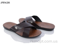 Купить Шлепки Шлепки Spencer 3404 brown Купить Шлепки Шлепки Spencer 3404 brown