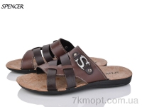 Купить Шлепки Шлепки Spencer 3554 коричневий Купить Шлепки Шлепки Spencer 3554 коричневий