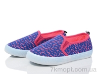 Купить Слипоны Слипоны Waldem WH05 синьо-рожевий