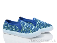 Купить Слипоны Слипоны Waldem WH05 синьо-салатовий