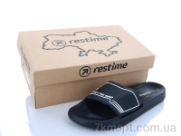 Купить Шлепки Шлепки Restime TML25963 black-white Купить Шлепки Шлепки Restime TML25963 black-white