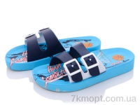 Купить Шлепки Шлепки Violeta 11378 white-blue