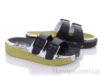 Купить Шлепки Шлепки Violeta 12329 black-khaki