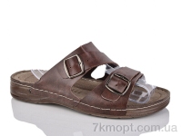 Купить Шлепки Шлепки DeMur 2004-2 коричневий Купить Шлепки Шлепки DeMur 2004-2 коричневий
