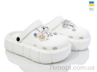 Купить Кроксы Кроксы Golden Lion 152-2-1 кролик білий Купить Кроксы Кроксы Golden Lion 152-2-1 кролик білий
